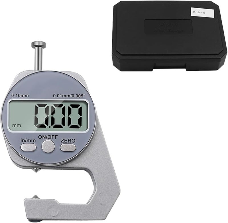 Digital Micrometer Thickness Gauge 0 10mm Range Multifunction Material Measurement Tool - Image 2