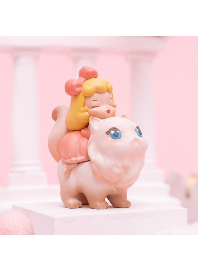 Kemi Life Jia Xiaoou Cute Animal Cat General Dragon Bear Art Trendy Play Girl Desktop Car Ornaments-Colour:Little Red Riding Hood - Image 4