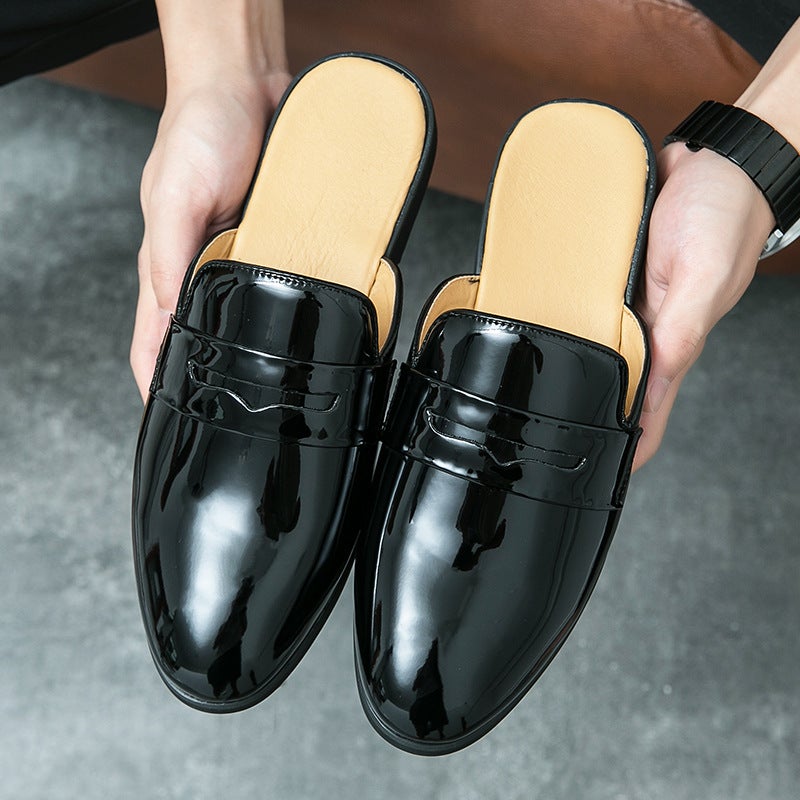 New Breathable Doug Shoes Boys British Fashion Half-Drag Shoes Men'S Stylist Trendy Large Size Sandals - Image 5