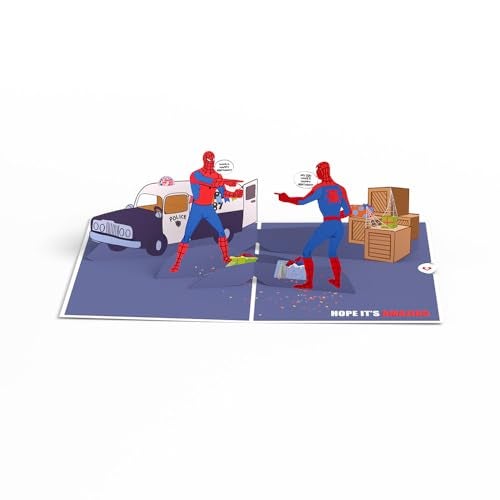 Lovepop Pop-Up Marvel Card - Birthday 3D Spiderman Greeting Card for Boys, Men, Son - Spidey Sense - 5" x 7" - Blank Note Card & Envelope Included - Image 5