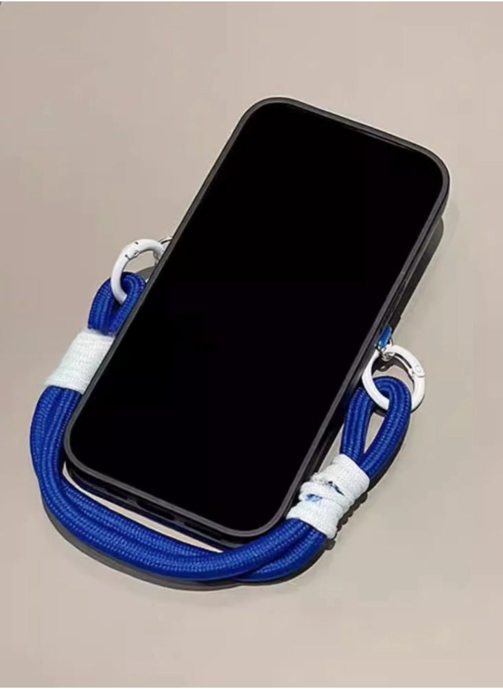 Generic - Suitable for Apple 15 Promax phone case, all inclusive lens, new iPhone 14 crossbody with hanging rope, niche 13 high-end card insertion backpack style - Image 1