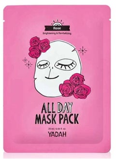 YADAH Korean face mask with roses to moisturize the skin 