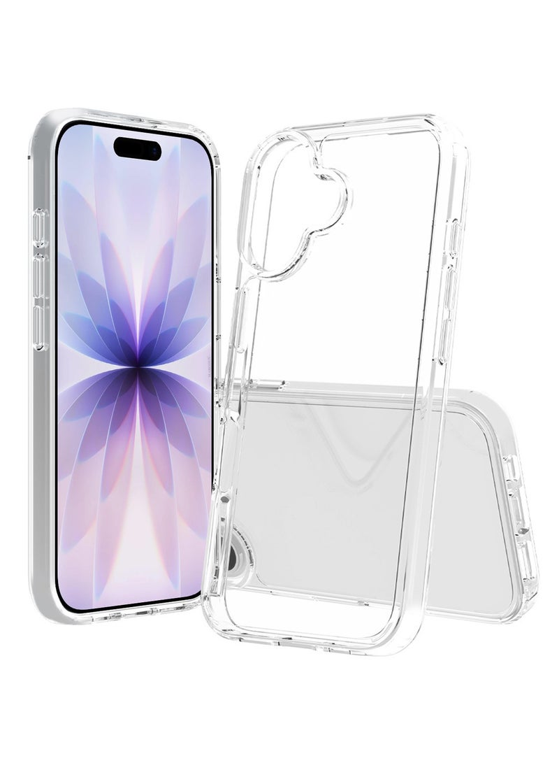 2 Packs TPU Clear Case for iPhone 17 Slim Design, One Case One 3D Screen Protector, Shockproof Protection, Scratch-Resistant Cover with Enhanced Grip, Wireless Charging Compatible - Image 2