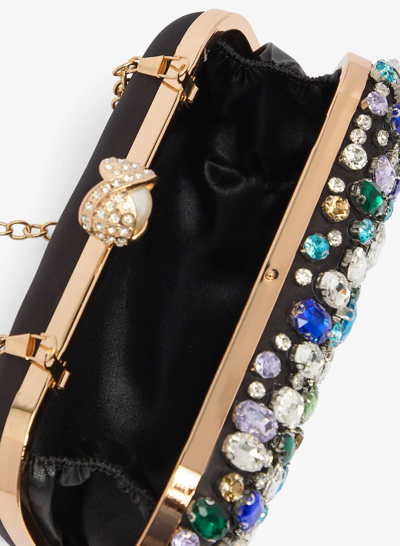 Khizana  Jewel Embellished Statement Clutch for Women | Best Price UAE