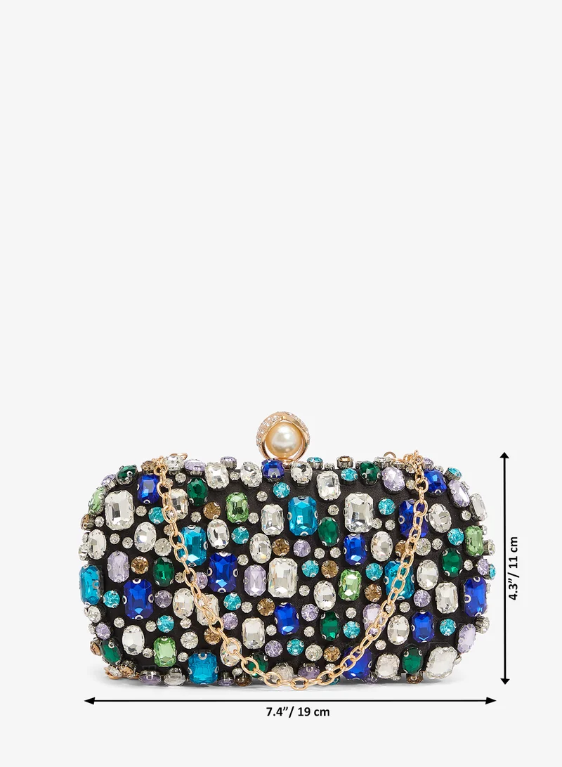 Khizana  Jewel Embellished Statement Clutch for Women | Best Price UAE