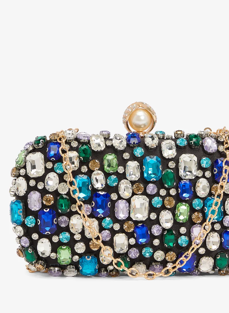 Khizana  Jewel Embellished Statement Clutch for Women | Best Price UAE