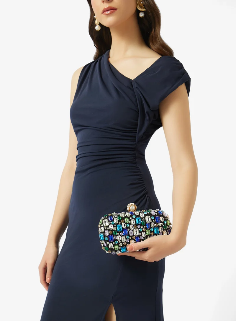 Khizana  Jewel Embellished Statement Clutch for Women | Best Price UAE