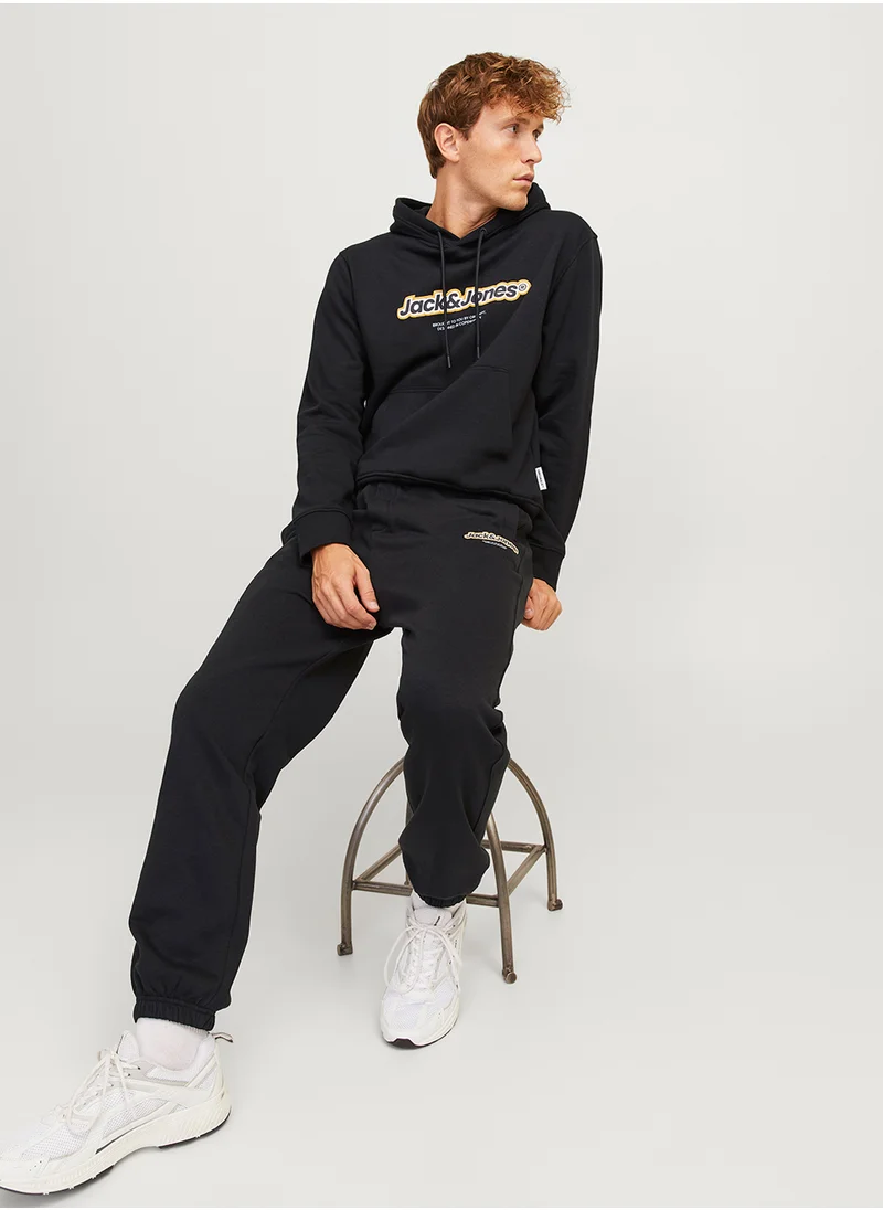 JACK & JONES Graphic Hoodie & Sweatpants Set