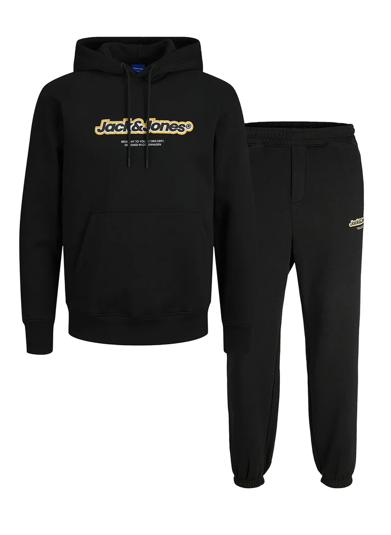 JACK & JONES Graphic Hoodie & Sweatpants Set