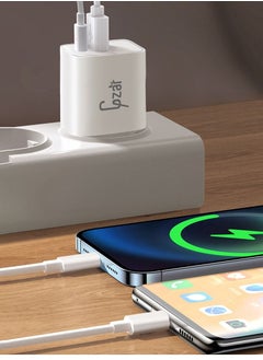 Gzar Gzar PD 20W Wall Charger QC 3.0 USB + Type C PD3.0 Dual Port Ultra Fast Universal Travel Adapter Compatible With Smart Charging Technology  - Image 3