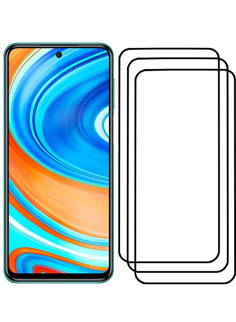 CATANES 3 Pack For Xiaomi Redmi Note 9 Pro Screen Protector Tempered Glass Full Glue Back - Image 2