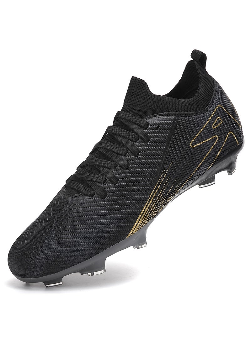 Sky View Men's Soccer Shoes AG FG Long Spikes Men's and Women's Low-Top Students Game Sports Training Soccer Cleats Shoes  - Image 1