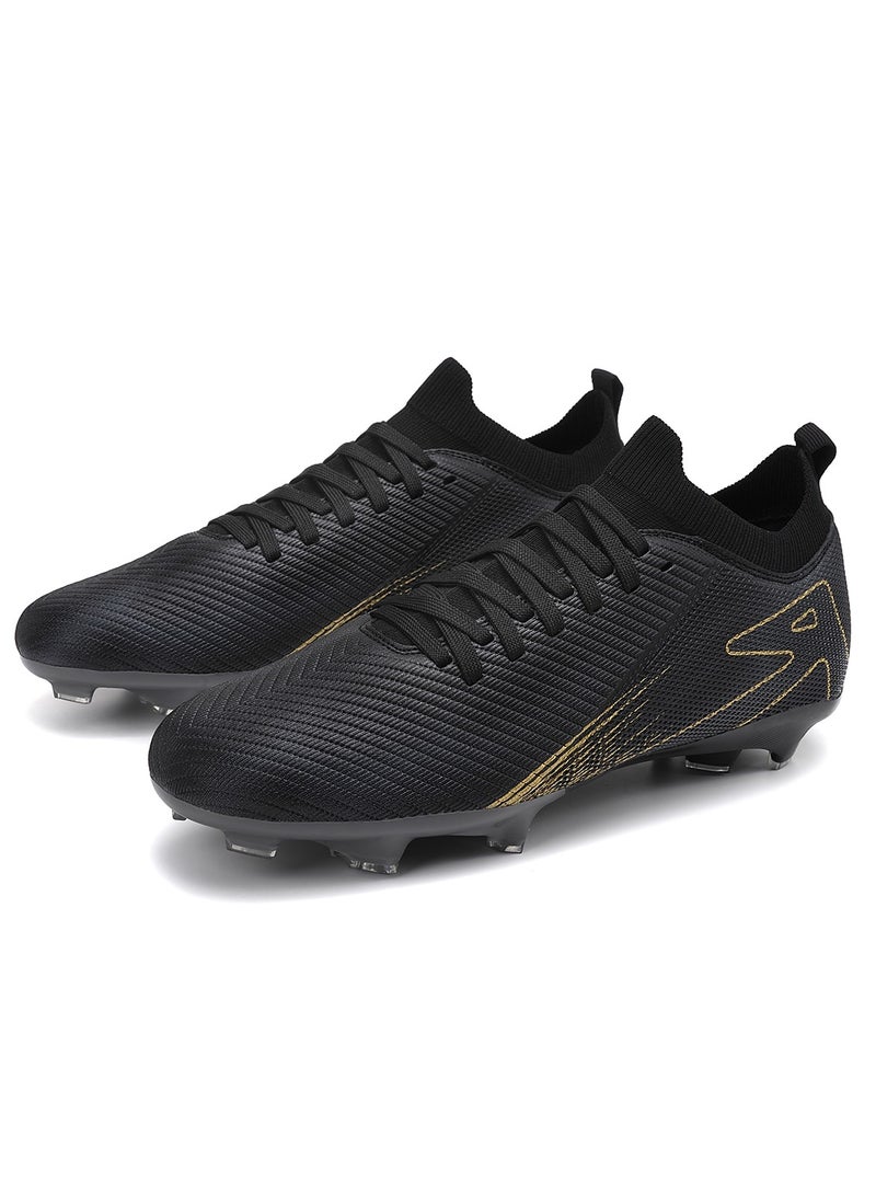 Men's Soccer Shoes AG FG Long Spikes Men's and Women's Low-Top Students Game Sports Training Soccer Cleats Shoes