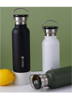 TYCOM Thermal Insulated Water Bottle 500 ML Stainless Steel Double Wall Vacuum insulated Water Bottles for Hot Cold Water Gym Bottle Flask Bottle With LED White.  - Image 5