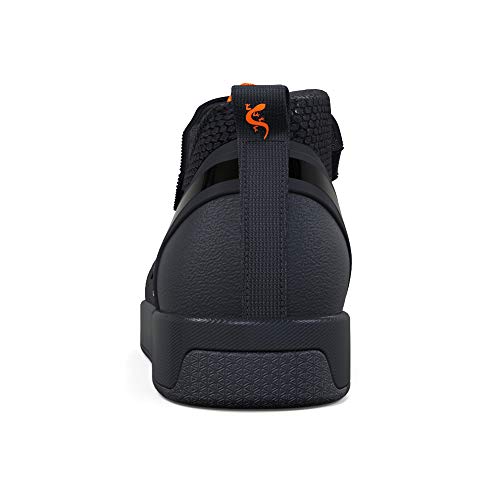 SANDUGO Mens MTB Mountain Bike SPD Cycling Shoes,Suitable Mountain Biking DH Enduro, Compatible All 2 Bolts Pedals,Size 13 Black/Orange - Image 5