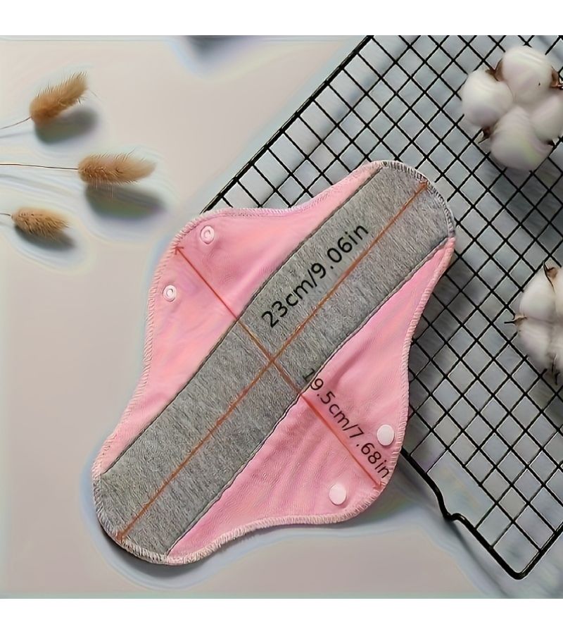 23 Piece Set Reusable Washable Pads For Women And Seniors Soft Bamboo Fiber Assorted Colors Safety Closure - Image 3