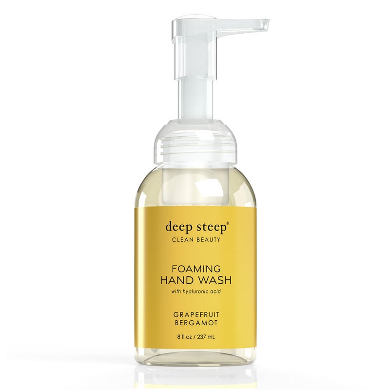 Deep Steep Foaming Hand Wash, 8oz (Grapefruit Bergamot) - Image 1