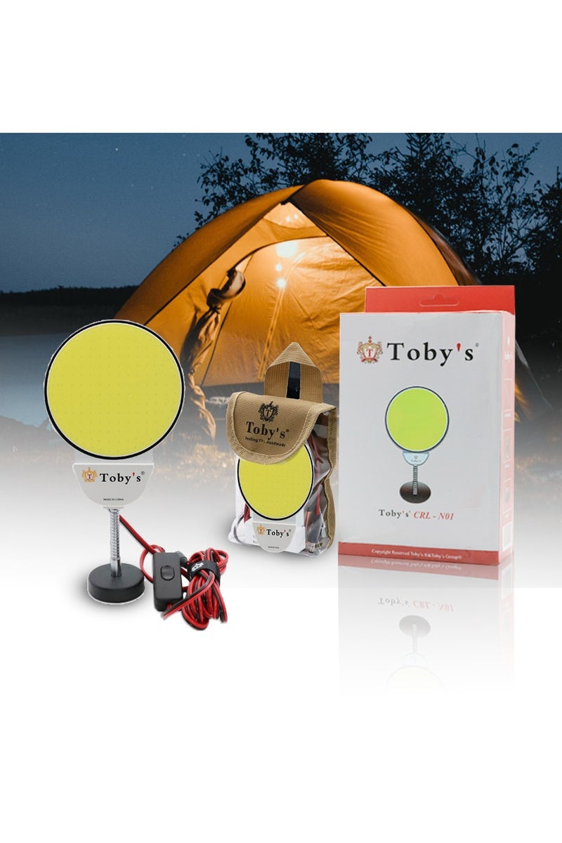 Toby's Toby's CRL-N01 Ultra-Bright 5000LM Portable LED Work Light with Soft Case – Ideal for Camping, Car Repairs, Outdoor, and Emergency Use - Image 2