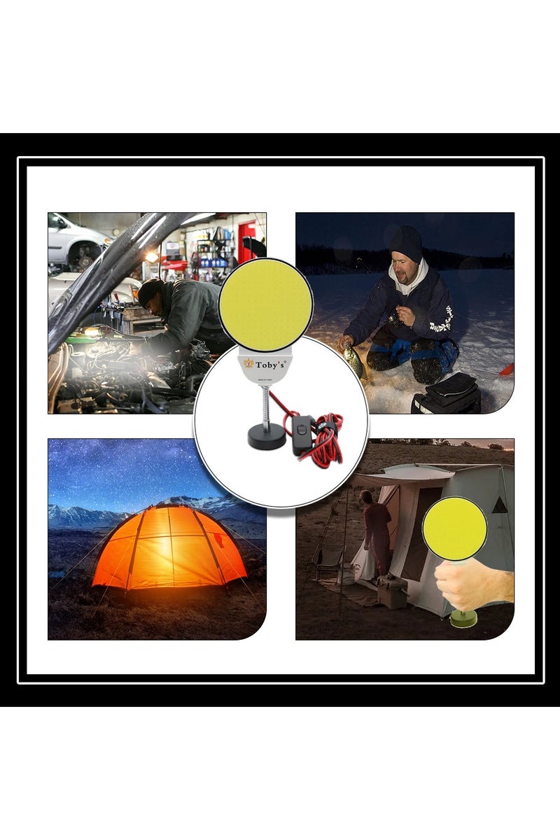 Toby's Toby's CRL-N01 Ultra-Bright 5000LM Portable LED Work Light with Soft Case – Ideal for Camping, Car Repairs, Outdoor, and Emergency Use - Image 3