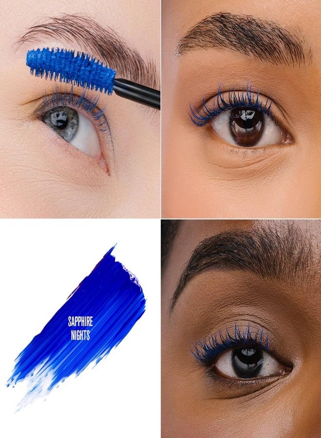 Jeffree Star Cosmetics BeachProof Mascara, Water-Resistant, Curling and Lengthening, Rich Blue, 0.2 fl oz (Sapphire Nights) - Image 2