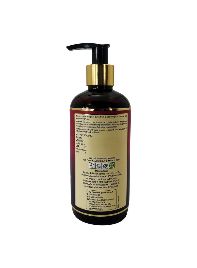 Dhathri Onion Shampoo Promotes Hair Growth and Controls Hair Fall Onion Bhringraj Shampoo to Soothe Scalp Irritations and to Prevent Damage to Hair Follicles 300 ml - Image 2