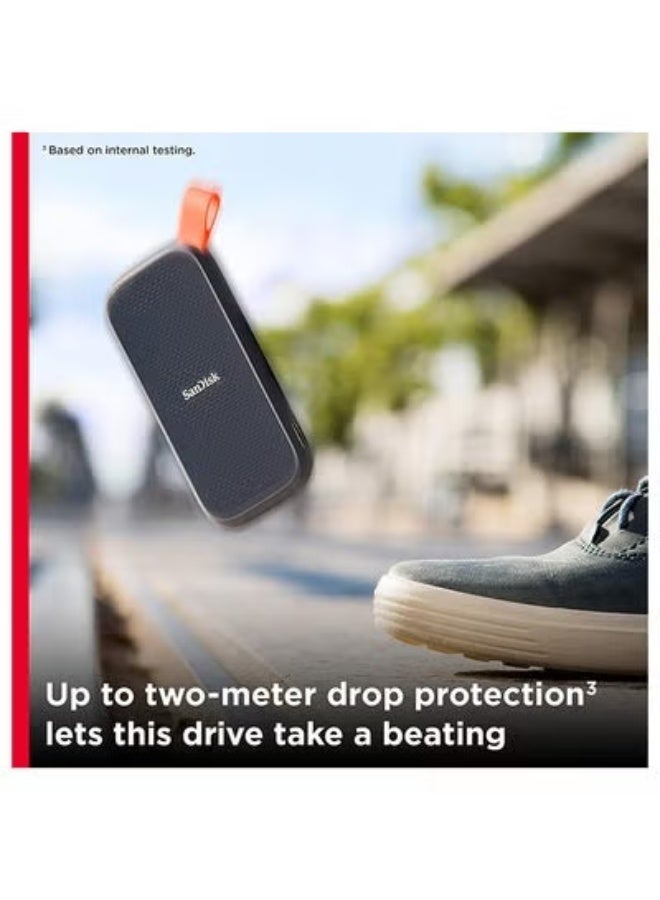 sandisk 2TB Portable SSD USB 3.2 Gen 2, 800MB/s Sequential Read Speed, USB-C, 2m Drop Protection, Compact and Durable Storage for Laptops and Desktops | SDSSDE30-2T00-G26 - Image 5