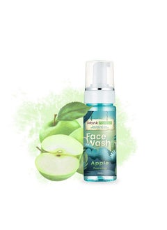 Monk Forest Organic Green Apple Foaming Face Wash - 150 Ml, No Sulphate, No Paraben, For Men And Women, Reduces Acne And Fine Lines - Suitable For All Skin Types  - Image 1