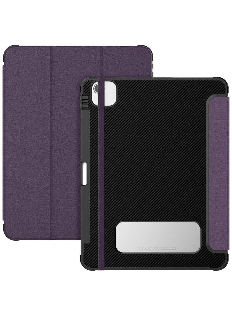 iPad Air 13 (M2) 2024 Case Tri-Fold Smart Case,Full Package Flip Leather Case Multi-Viewing Angles Stand with Auto Wake Sleep for iPad Air 13 Inch