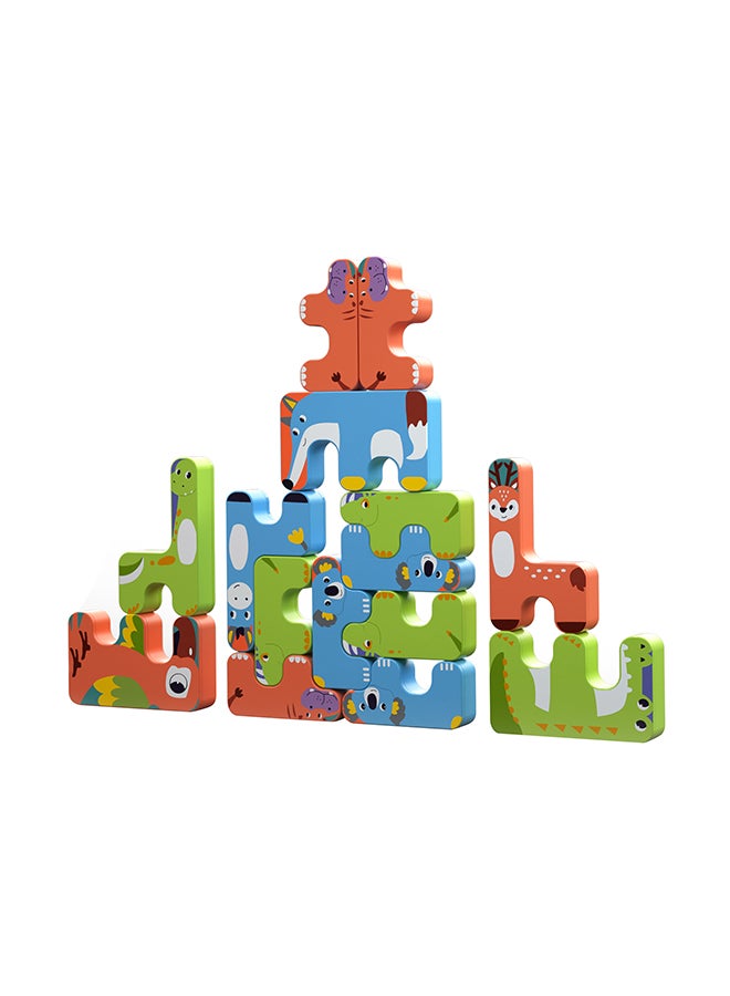 Pack Of 15 Animals Stacking Toys - Image 1