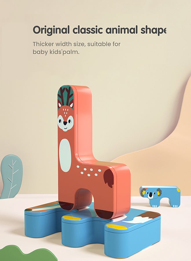 Pack Of 15 Animals Stacking Toys - Image 4