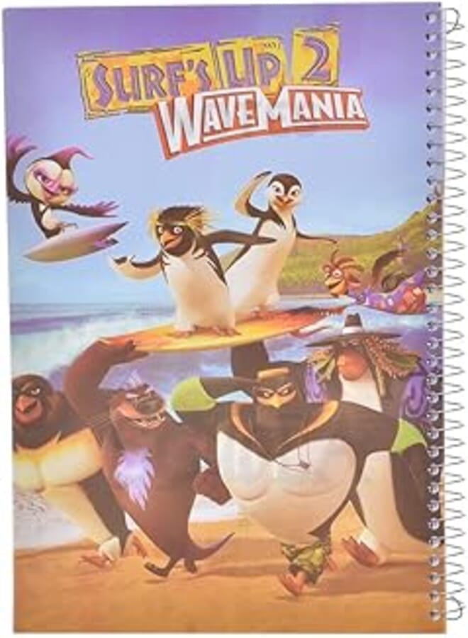 Alostaz scuola a4 high quality spiral notebook 21 * 29.5 cm 150 sheets - multi color