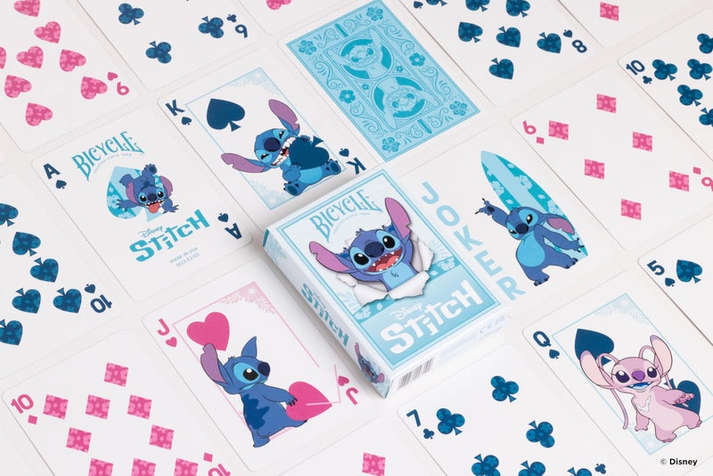 Bicycle Disney Stitch Inspired Playing Cards, Standard 52 Deck of Cards, Poker Size, Family & Kids Card Game - Image 3