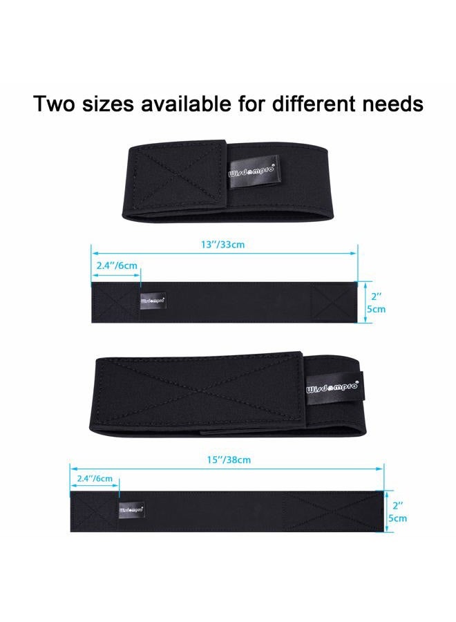 Wisdompro 2 Pcs Neoprene Ankle Blousing Garter Trousers Boot Blousers Strap for Wader Fishing Hunting Biking Military Uniform - Image 5