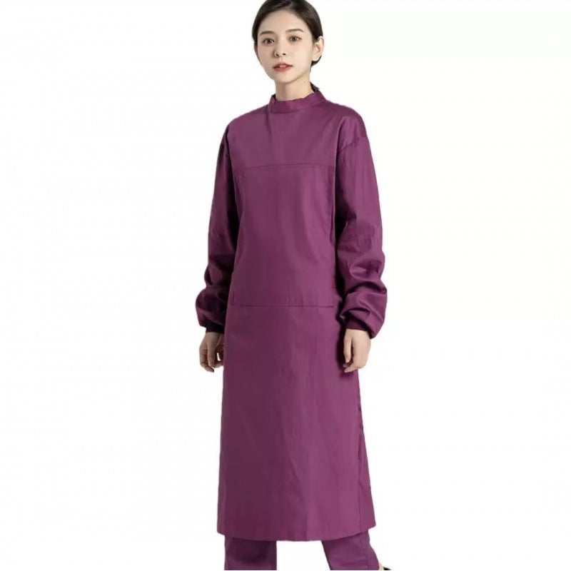 Pure Cotton Surgical Gown For Medical Professionals, Dental Implant Doctor Workwear, Green Scrub Suit, Surgical Gown For Professionals - Image 1