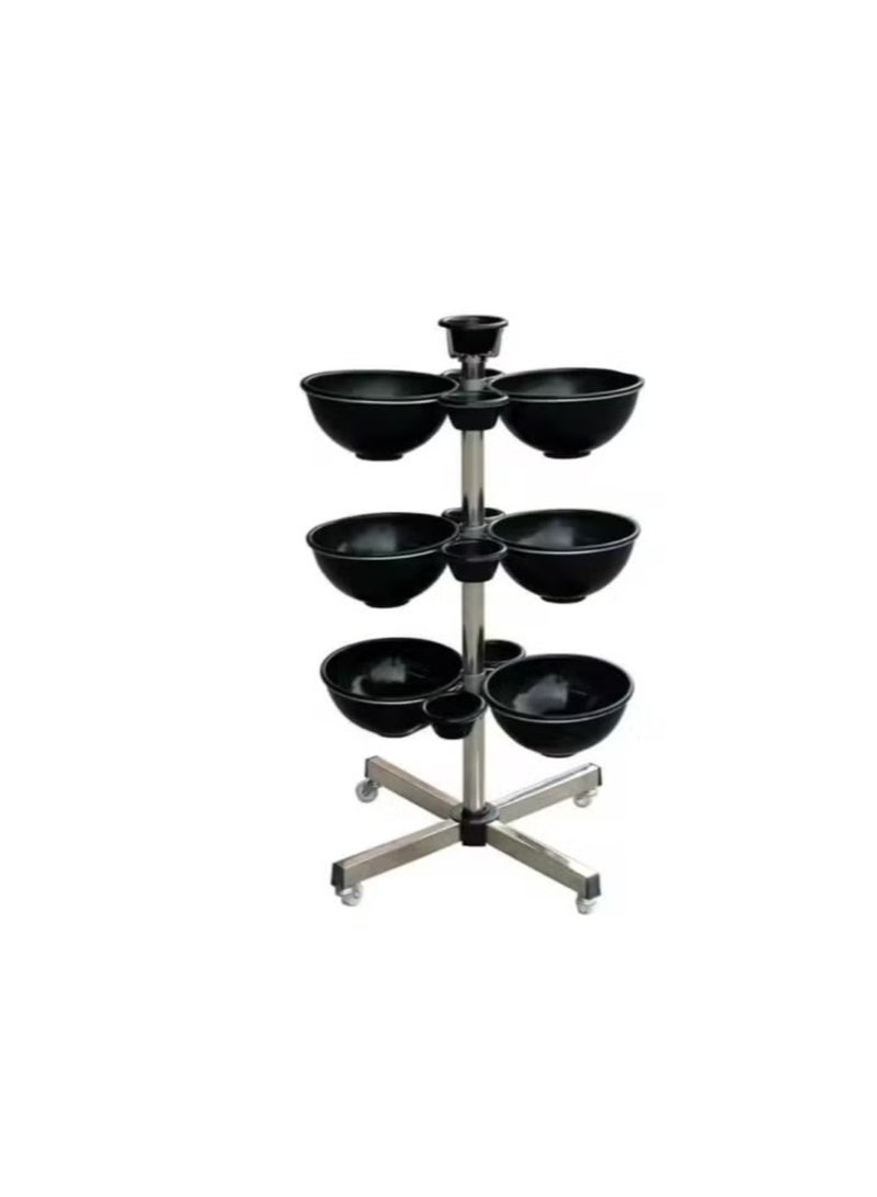 Color Bowl trolley - Black - RF-1054 - Image 1