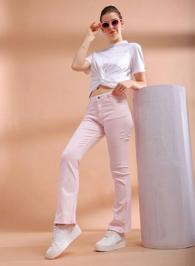 Freehand Women Bootcut Overdyed Mid-Rise Jeans