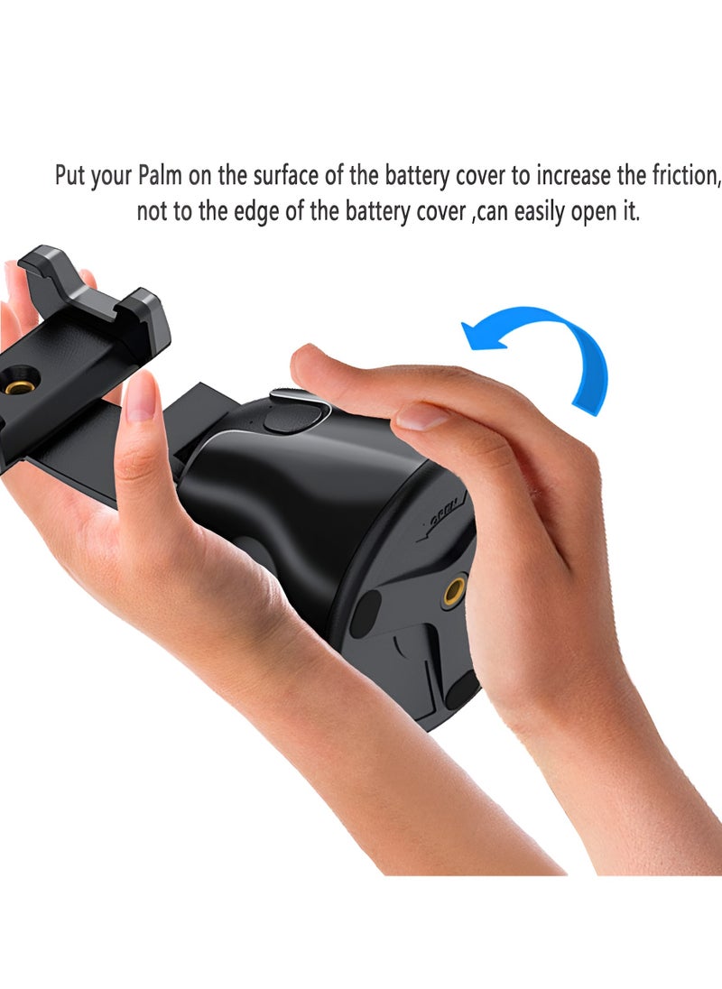 BORTONY - Smart Selfie Stick Object Tracking Holder Selfie Stick 360° Rotation Auto Face Object Tracking Release Your Hands Wireless Bluetooth Connection for all iPhones and Android Phones Black - Image 1