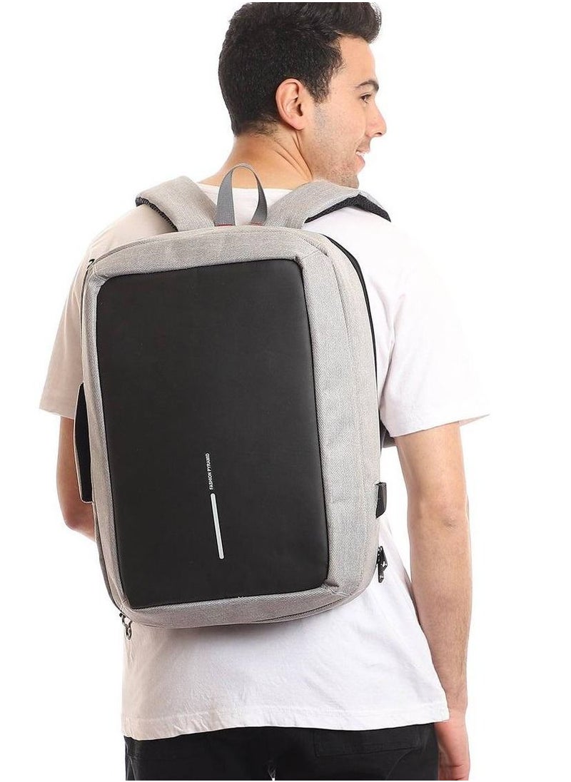 Anti-theft Business Backpack 3 In 1 With USB Port For 17 Inch Laptop - Gray - pzsku/Z56802ADCD694994B926BZ/45/_/1687432170/3e2aa191-9b1e-45ea-8e30-bc2ed458eb77