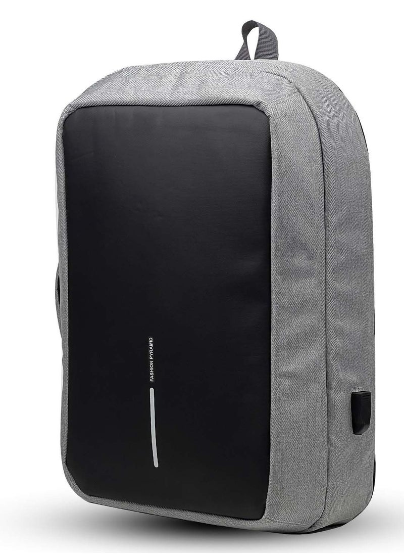 Anti-theft Business Backpack 3 In 1 With USB Port For 17 Inch Laptop - Gray - pzsku/Z56802ADCD694994B926BZ/45/_/1687432250/929e4950-84f6-4673-b659-f0cbd85e0127