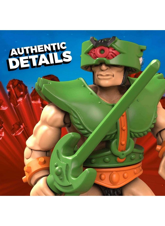 Mega Brands مجموعة ألعاب البناء MEGA Construx أسياد الكون، رام المعركة وزلاجة السماء مع 188 قطعة، 2 شخصية عمل صغيرة، للأطفال - Image 4