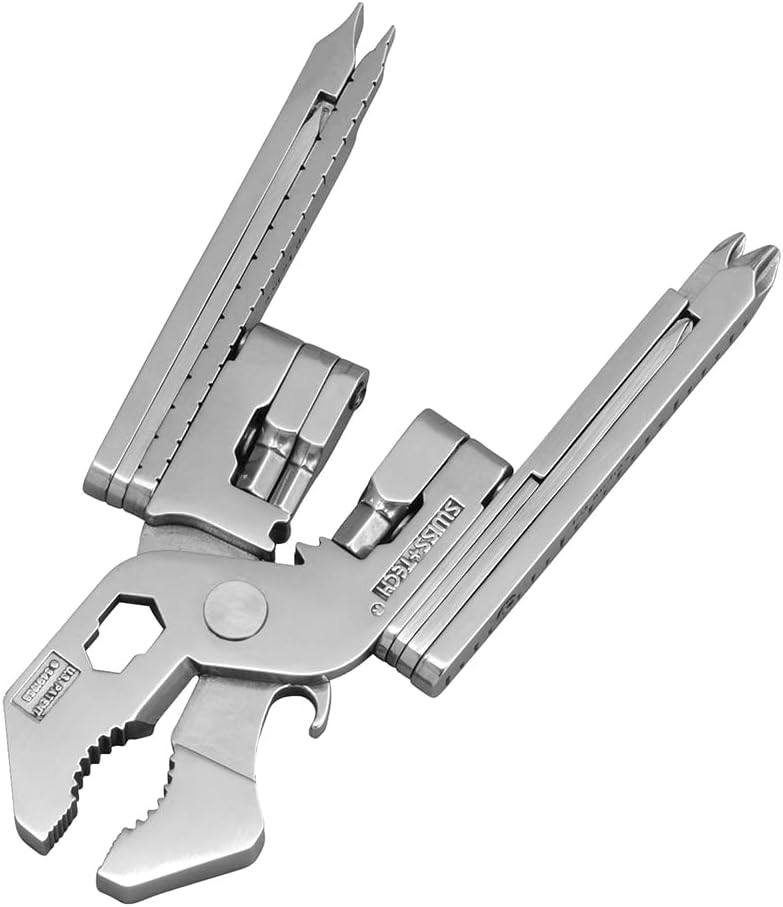 SWISS+TECH ST53130 Pocket Multitool Kit (22 in 1) with Wrenches, Allen Drivers (Single Pack) - Image 5