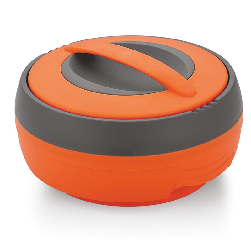 Asian Cosmos Inner Steel Casserole, 1500 ml, Orange|PU Insulated| BPA Free | Odour Proof| Food Grade | Easy to Carry | Easy to Store | Ideal for Chapatti | Roti | Serving Casserole - Image 1