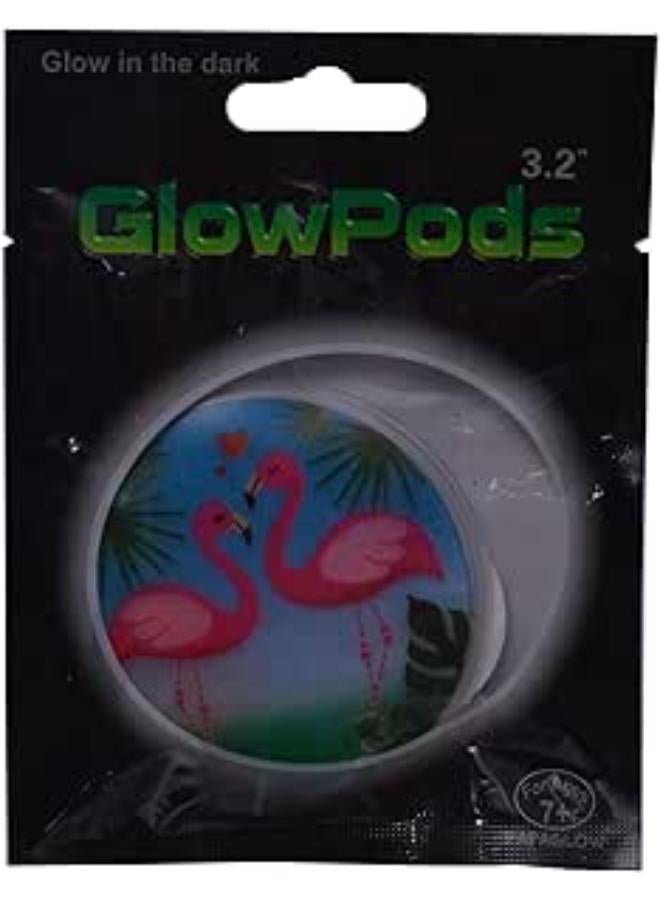 Glow Pods Bird Round Sticker, Multicolor - GTG TOYS