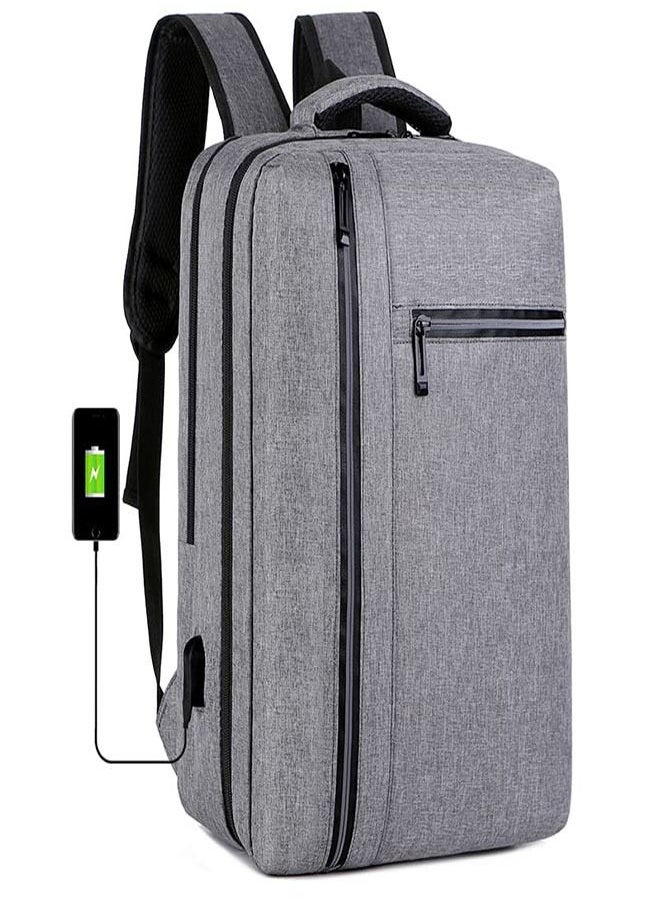 Arabest - Laptop Waterproof Office Business Backpack Smart Laptop Backpack bag with USB Charging port Large Capacity Student Travelling multi function Convenient Durable Water Repellent - Image 1