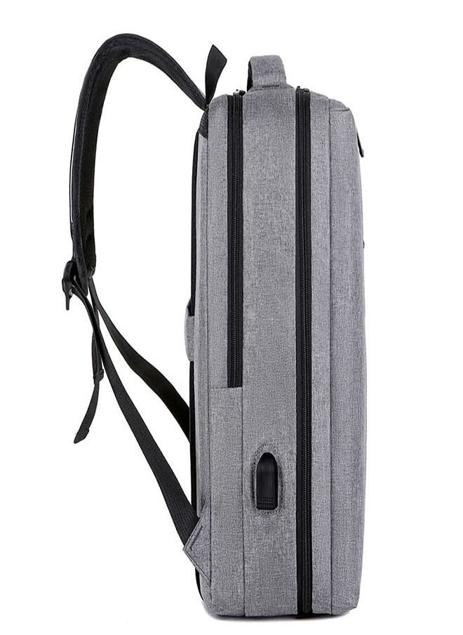 Arabest - Laptop Waterproof Office Business Backpack Smart Laptop Backpack bag with USB Charging port Large Capacity Student Travelling multi function Convenient Durable Water Repellent - Image 1