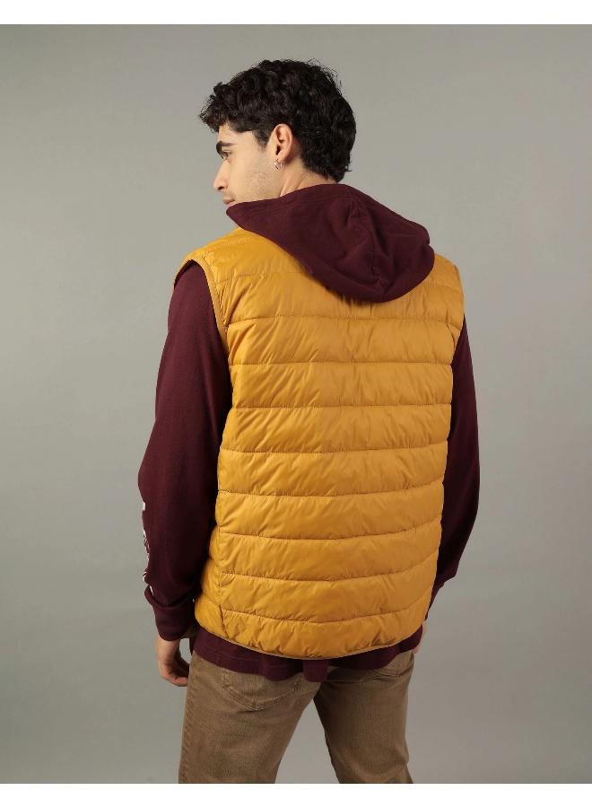 American Eagle Zip Through Puffer Jacket - Image 4