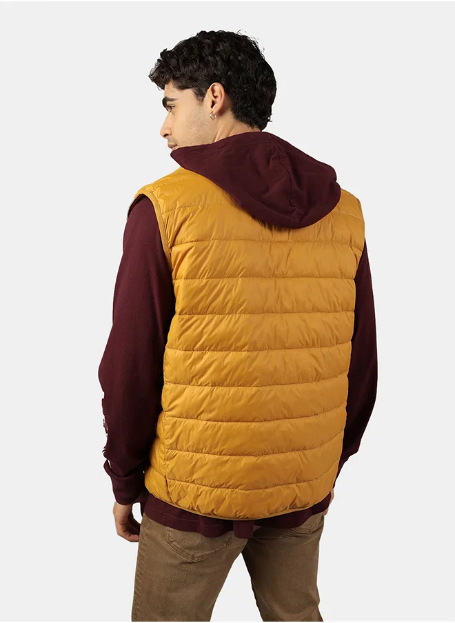 امريكان ايجل Zip Through Puffer Jacket