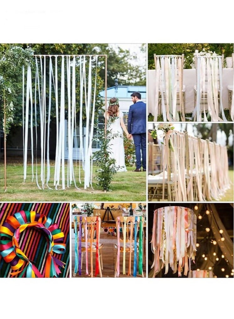 الشريط الوردي ، 1-1/2 بوصة × 25 ياردة شريط الساتان الشريط الساتين لالتفاف الهدايا ، الحرف اليدوية ، أقواس الشعر ، وإكليل الزهور ، زخرفة حفلات الزفاف وغيرها من مشاريع الخياطة - Image 4