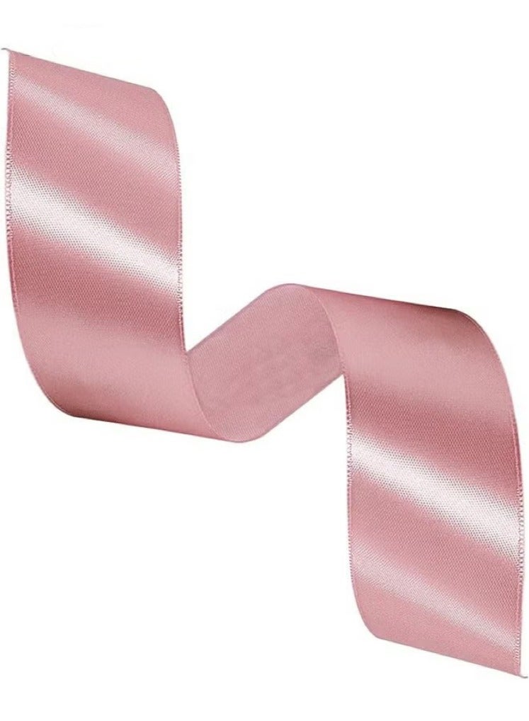 الشريط الوردي ، 1-1/2 بوصة × 25 ياردة شريط الساتان الشريط الساتين لالتفاف الهدايا ، الحرف اليدوية ، أقواس الشعر ، وإكليل الزهور ، زخرفة حفلات الزفاف وغيرها من مشاريع الخياطة - Image 2