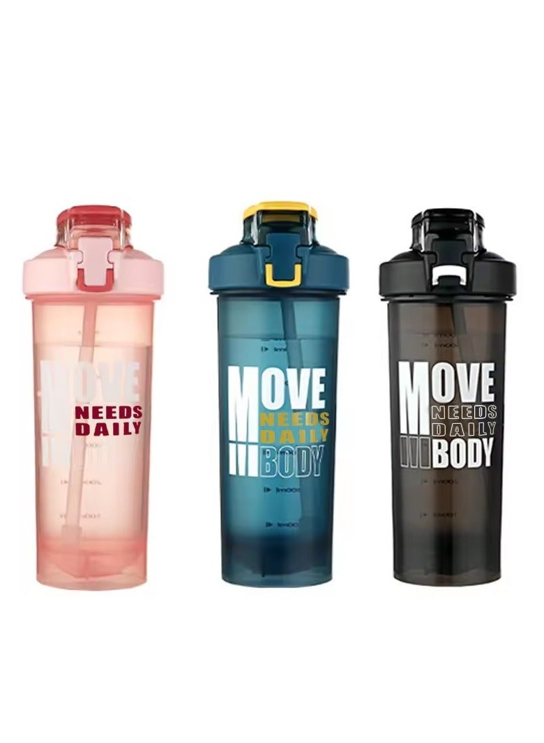 Spall Protein Powder Shake Exercise Bottle Shake Smart Pin Cup - Image 2